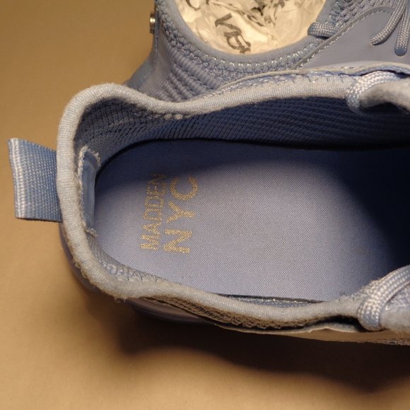 Madden NYC Size 6 M MAXIMA Blue Rhinestones Sneakers New Women's Shoes - Picture 14 of 16